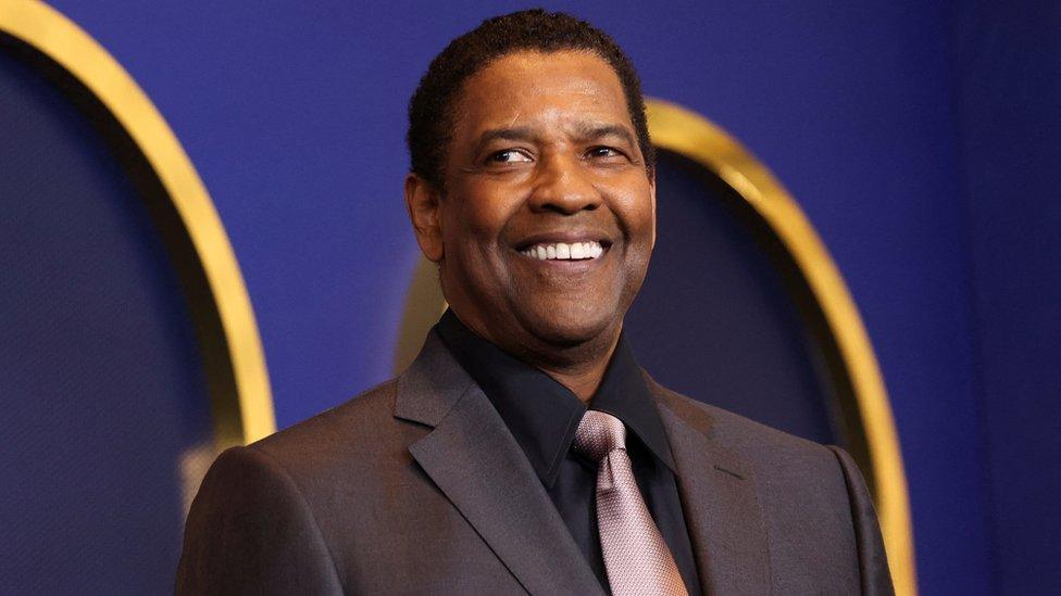 Denzel Washington at the Oscar nominees' luncheon