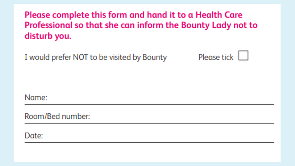 Bounty opt-out card