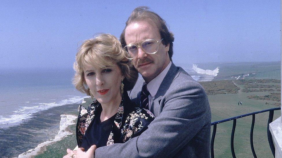 Patricia Hodge and Dennis Waterman