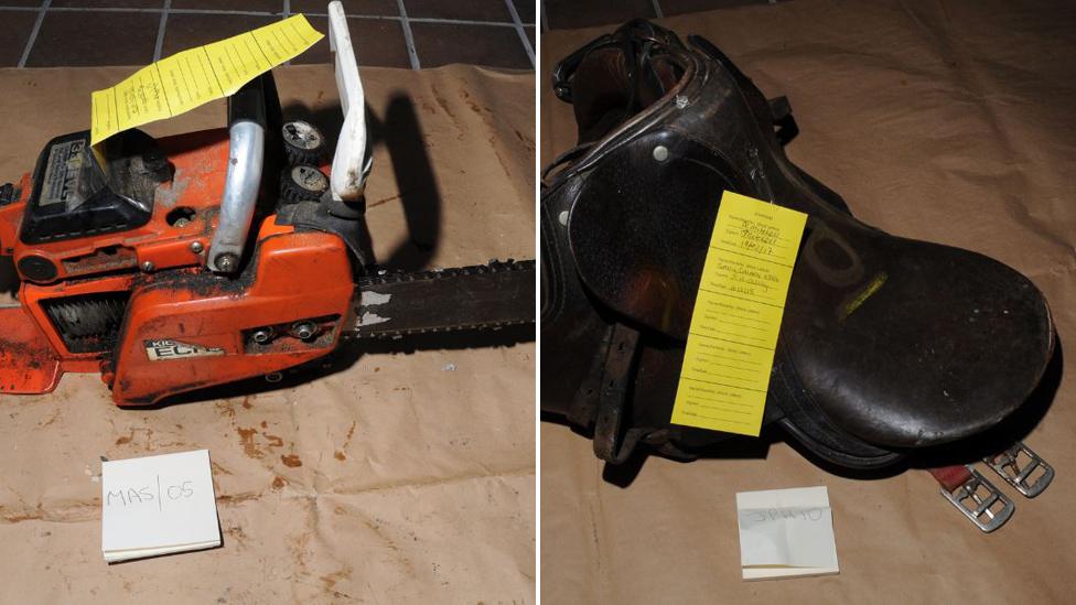 Chainsaw; saddle