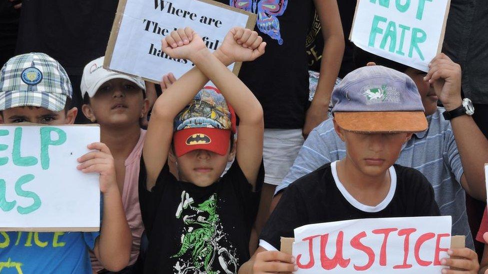 Asylum seeker children on Nauru