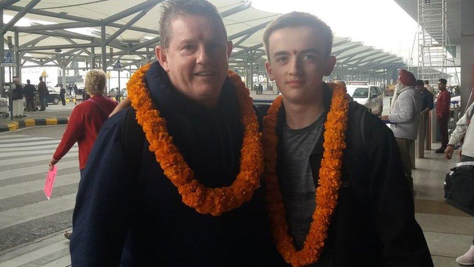 Robert Adamson (right) with Danny Mallon (left) who is a chef/lecturer with Belfast Metropolitan College