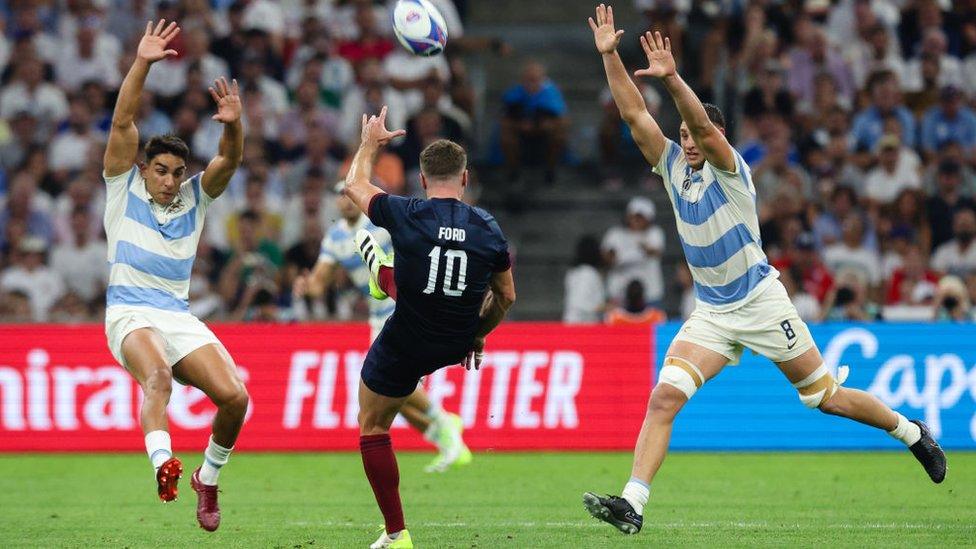 George Ford against Argentina