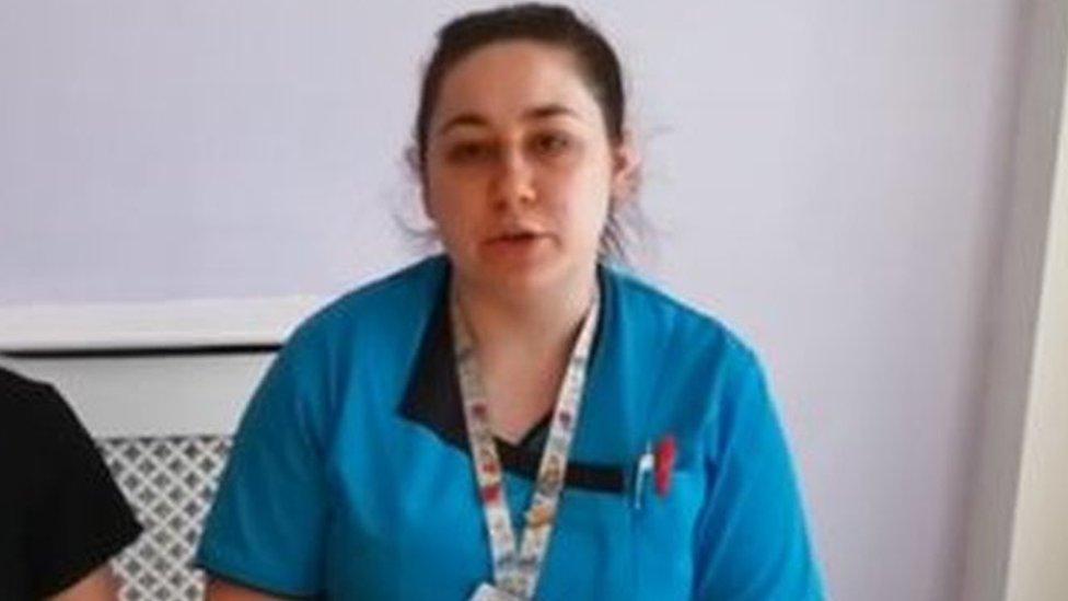 Care worker Sarah-Jane Clarke