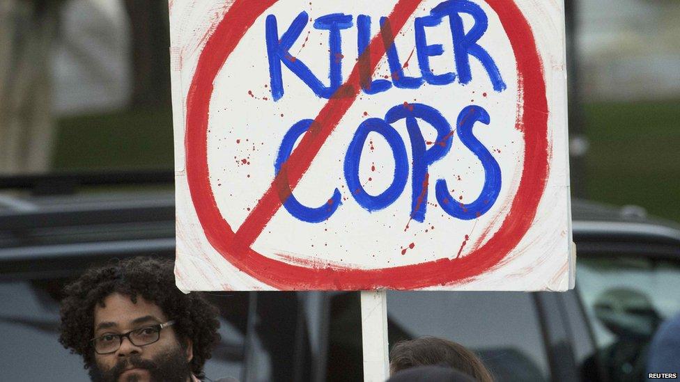 No Killer Cops sign