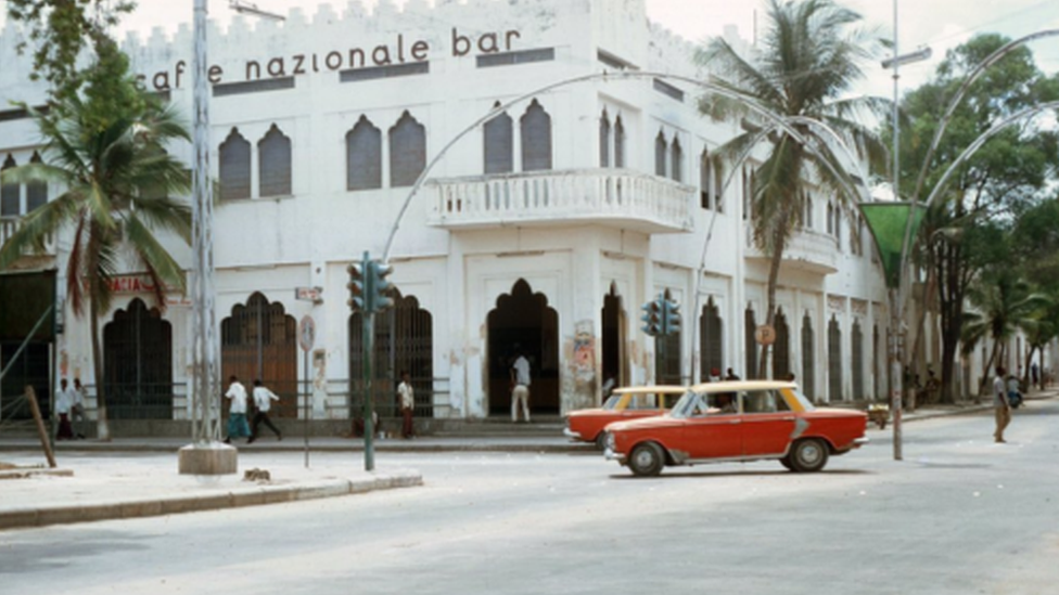 A bar in Mogadishu