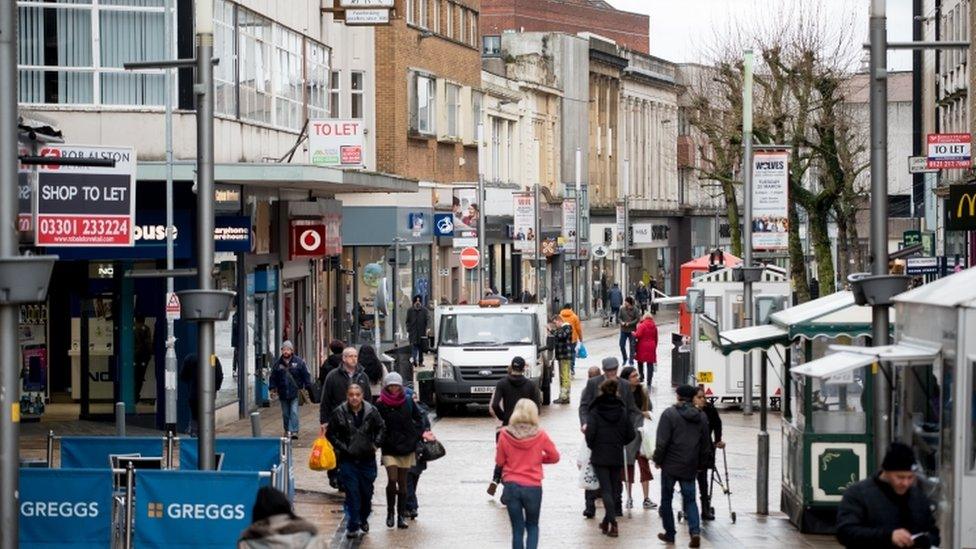 Wolverhampton city centre