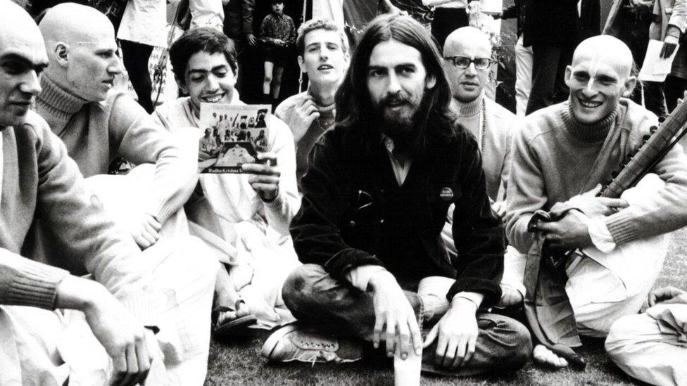 George Harrison at Bhaktivedanta Manor, Hertfordshire