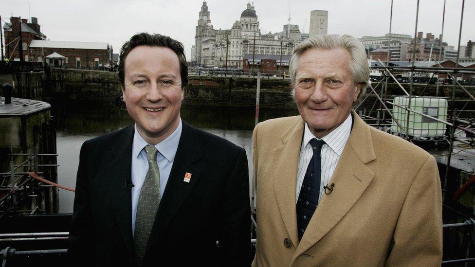 David Cameron and Lord Heseltine