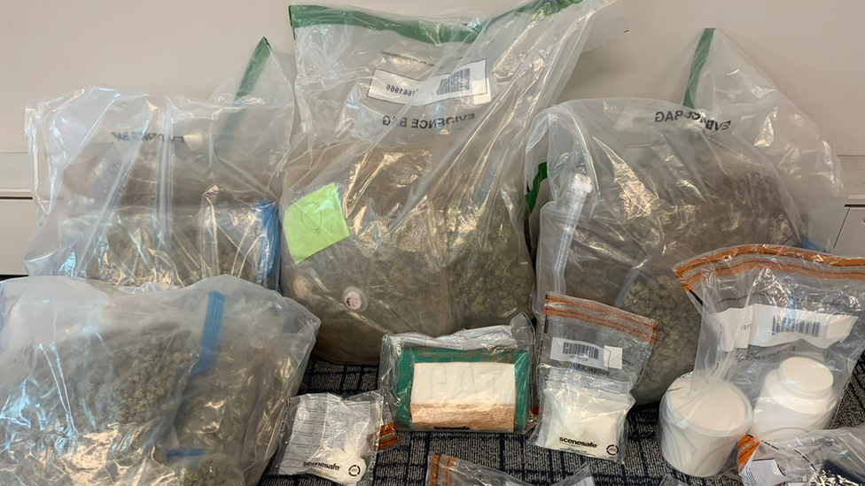 Items seized by police