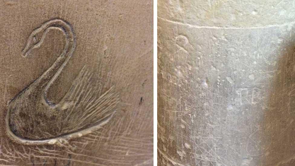 Medieval graffiti at St Albans Cathedral