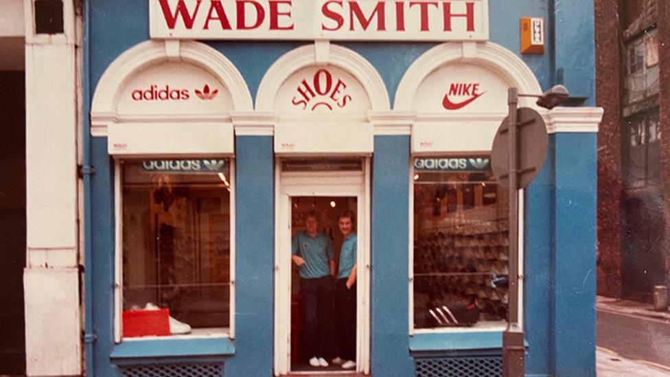 Wade Smith shop on Slater Street in mid 1980s