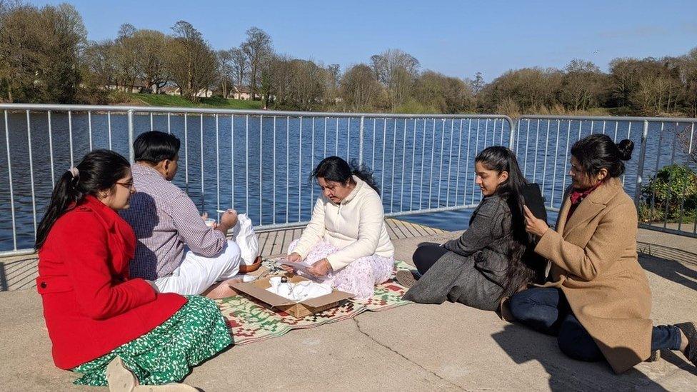 Radhika Kadaba's family