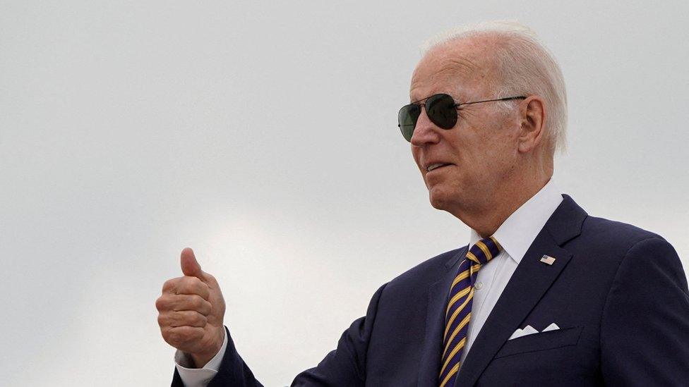 Image shows President Joe Biden