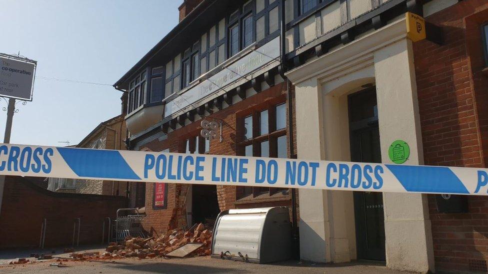 Co-op shop in Halstead after ram-raid