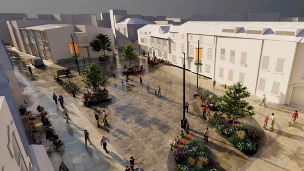 Corn Square artist impression