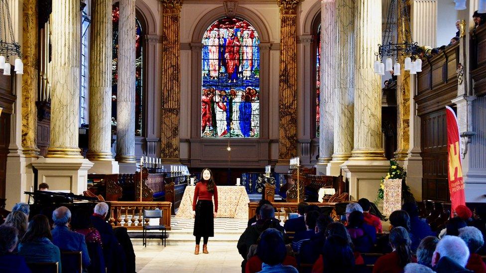 Chinese music soloist at St Philip's Cathedral