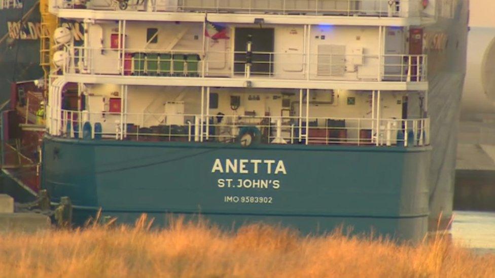 MV Anetta ship