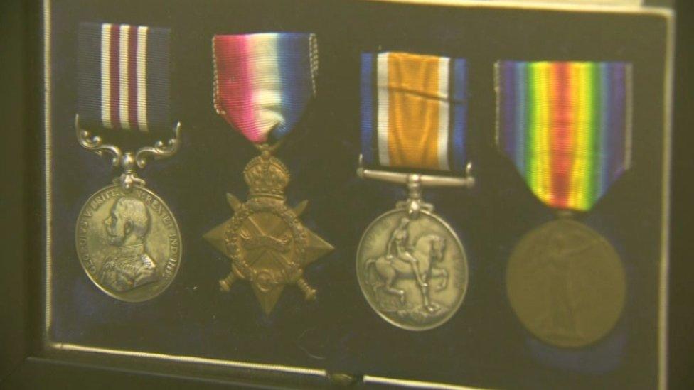 Brian Boyd's war medals