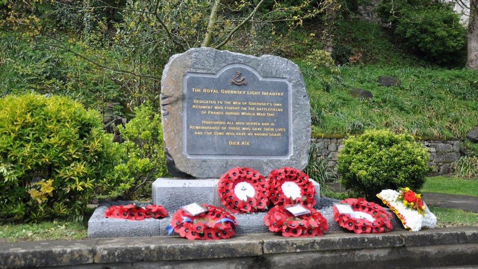 RGLI memorial stone