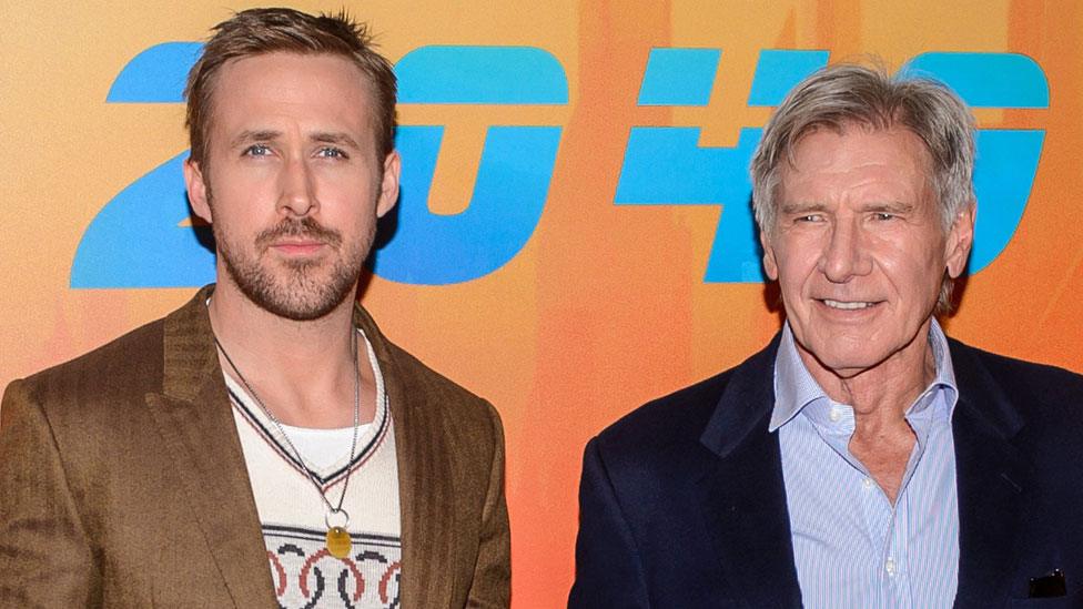 Ryan Gosling and Harrison Ford