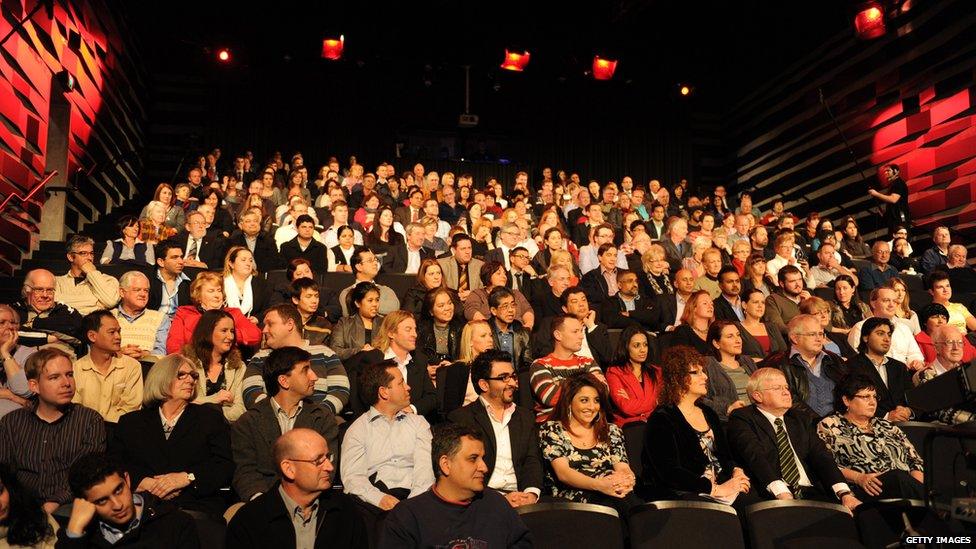 The audience for a 2010 ABC TV Q&A broadcast