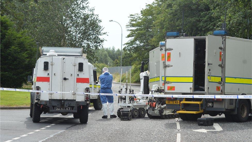 Security alert in Craigavon