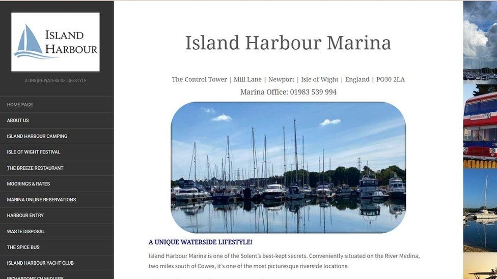 Island Harbour Marina website