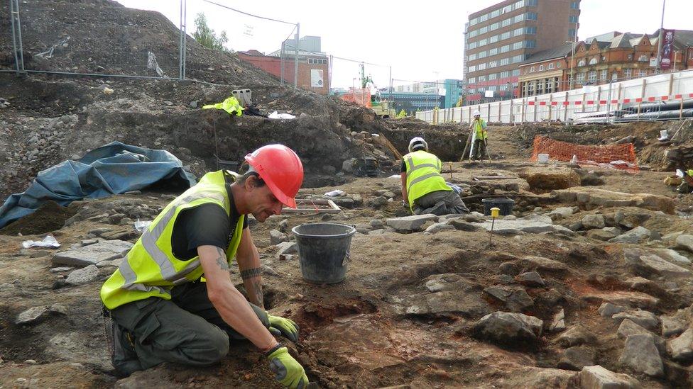 Leicester dig in city centre