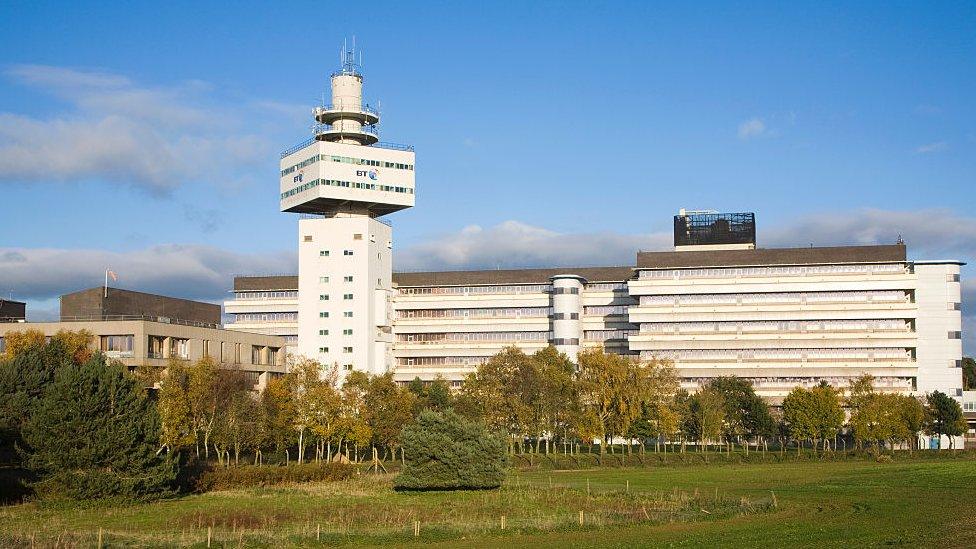 BT's site at Adastral Park, Martlesham, Suffolk