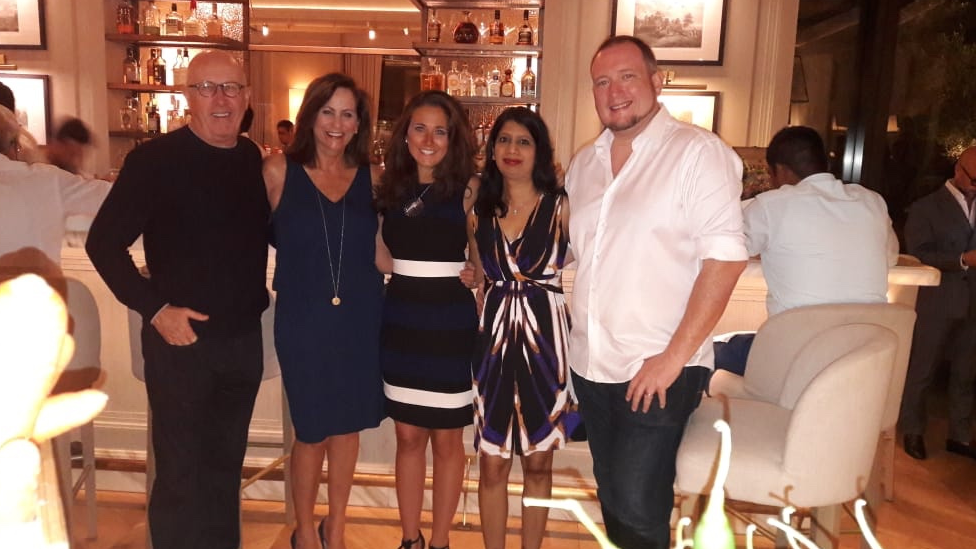 Olivia and family in Dubai