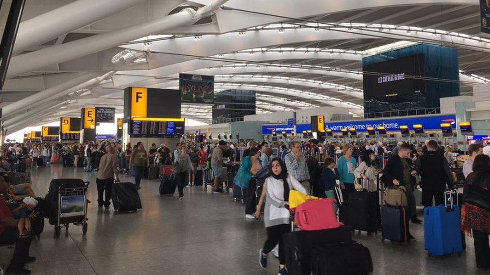 Heathrow Terminal 5 disruption