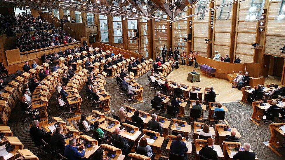 Queen opening parliament