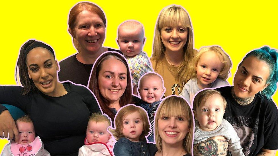 Six new mums