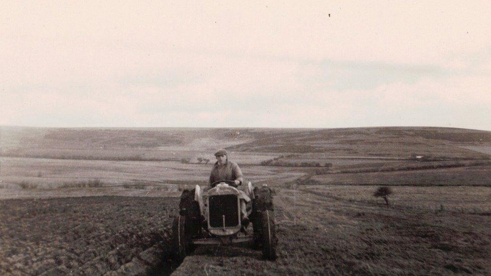 A farmer in Epynt in the 1940s