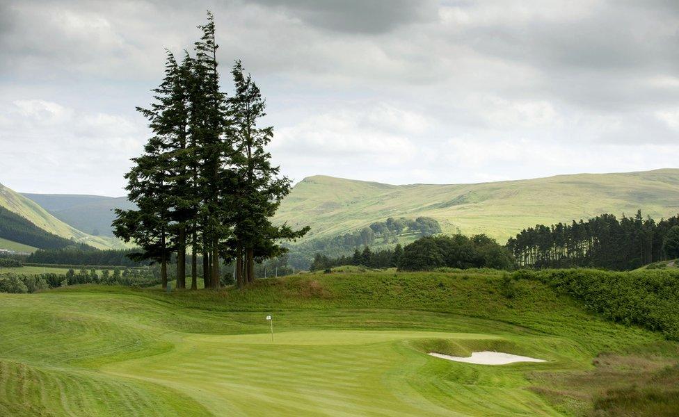 General View of the 1st hole of the PGA Centenary Course, Gleneagles.