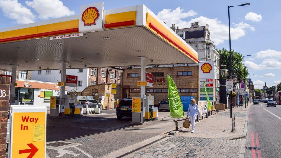 Shell petrol station