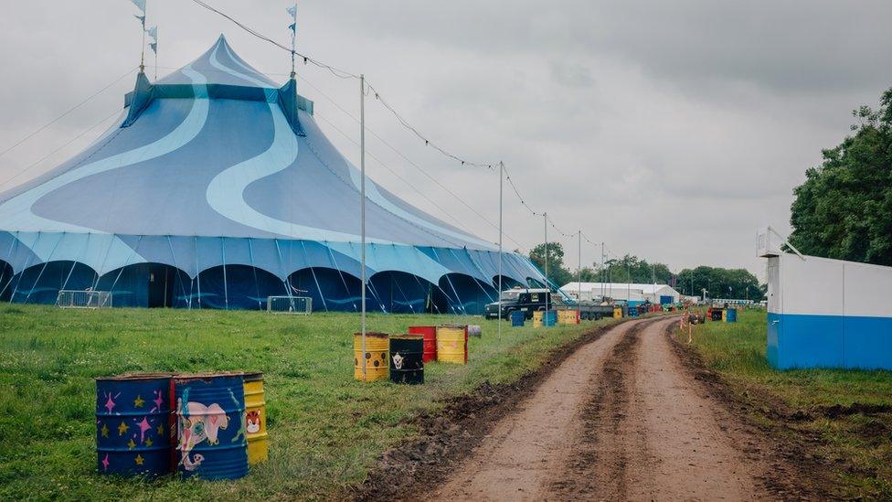 Preparations for this year's Glastonbury