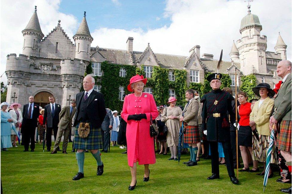 The final day of the Golden Jubilee tour ends with a Garden Party in the grounds of the Queen's home at Balmoral Castle.