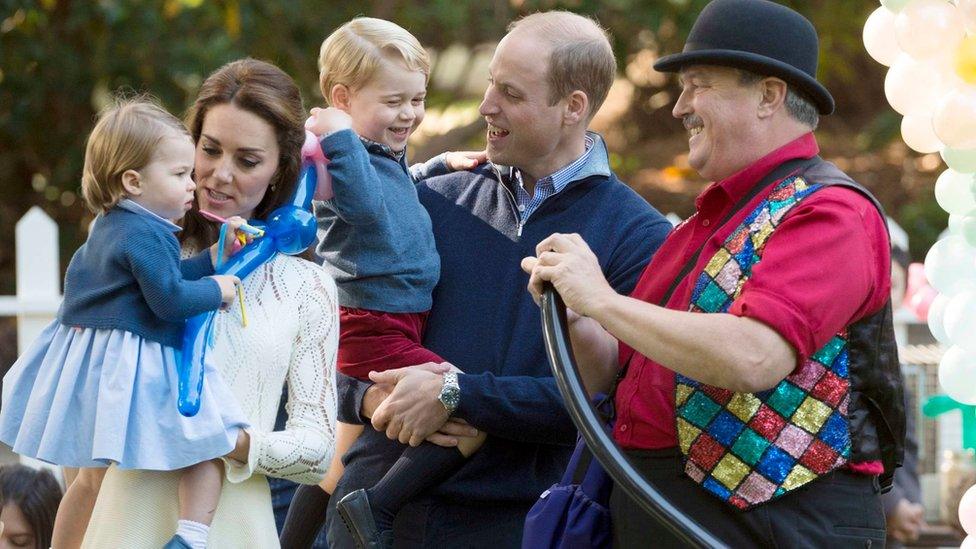 The Duke and Duchess of Cambridge, Prince George and Princess Charlotte