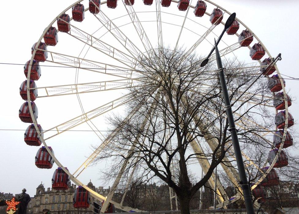 Big Wheel in Edinburgh