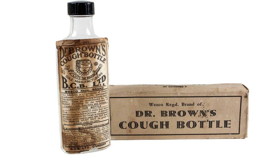 Dr Brown's cough bottle