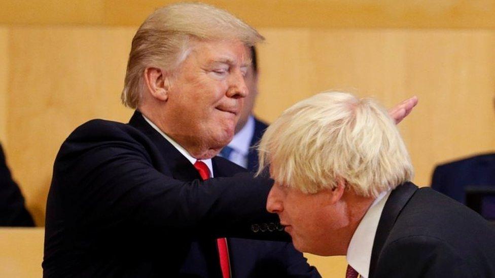 Donald Trump and Boris Johnson