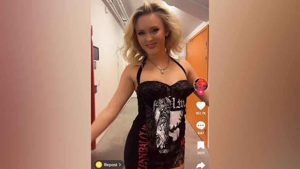 Zara Larsson's controversial dress