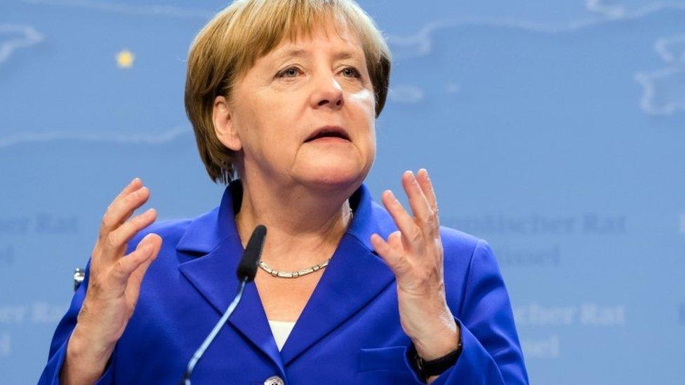 German Chancellor Angela Merkel