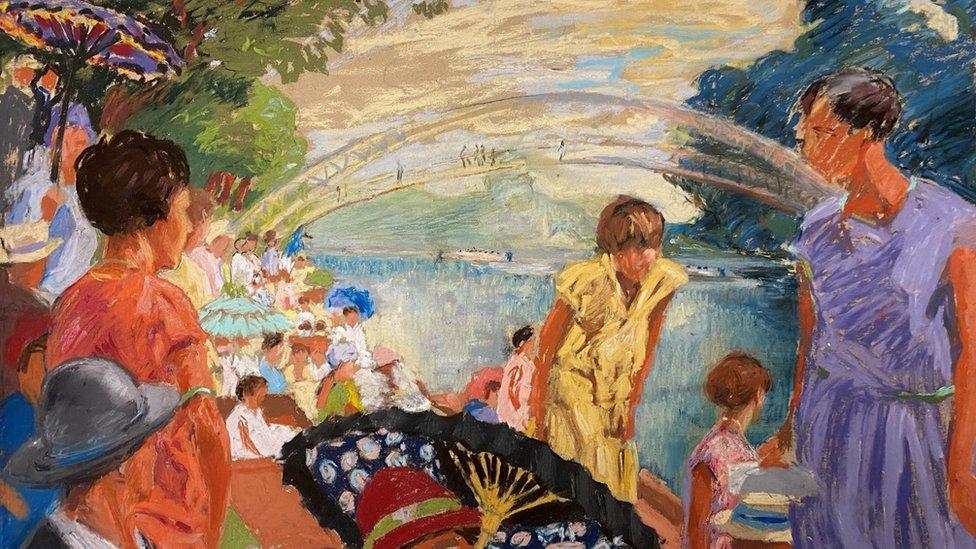 Bedford Regatta by Frank Percival Thomas