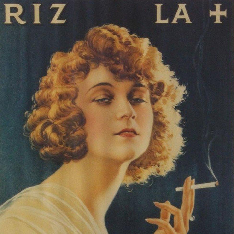 Woman smoking