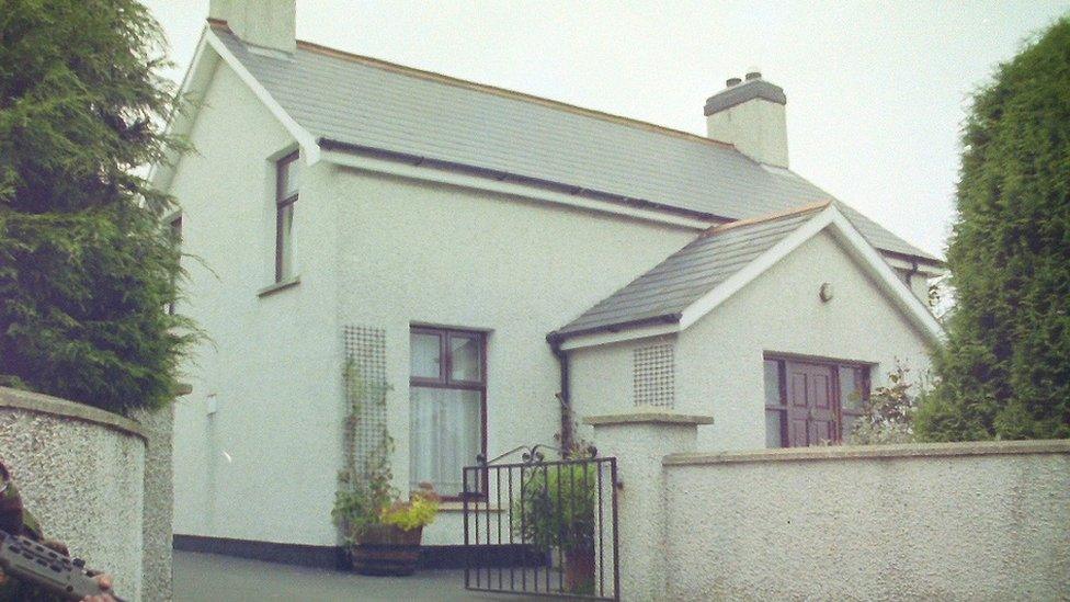 The house where Rory and Gerard Cairns were murdered in 1993