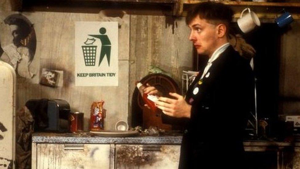 Rik Mayall in The Young Ones