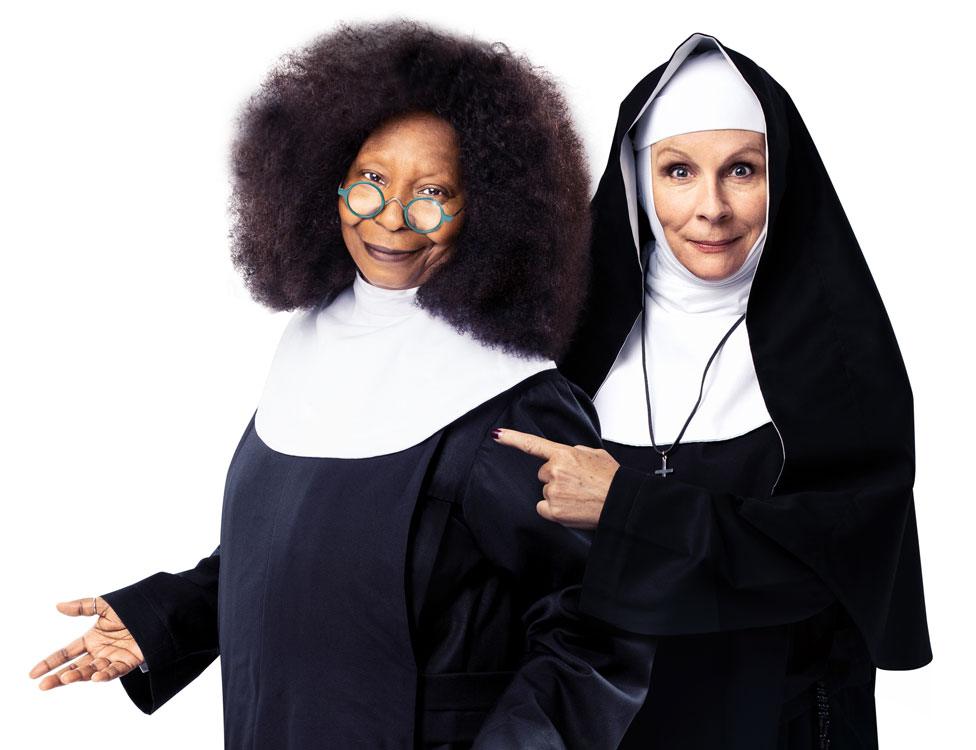 Whoopi Goldberg and Jennifer Saunders